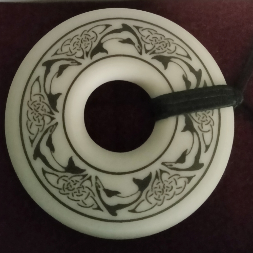 Nehalennia, Touchstone Pottery Annulus (Pendant)